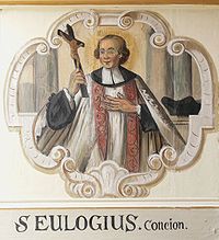 Horb Stiftskirche Orgelempore Eulogius.jpg