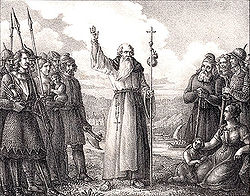 Ansgarius predikar Christna l?ran i Sverige by Hugo Hamilton.jpg