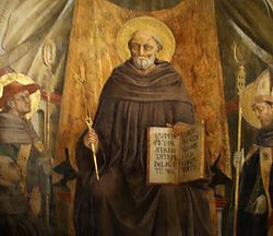 Santa Trinita, Neri di bicci, San giovanni gualberto (dettaglio)2.jpg