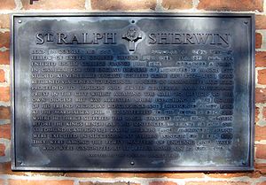 Saint Ralph Sherwin Plaque Rodsley Derbyshire.jpg